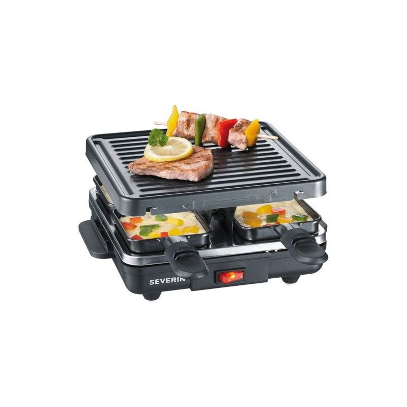 Severin Raclette gril, 600w, 4 polons anti-Adhsifs [-]